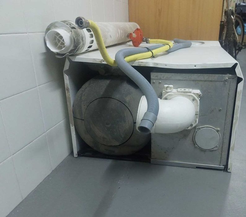 Caldeira de condensação a gás, em aço inoxidável, 45L