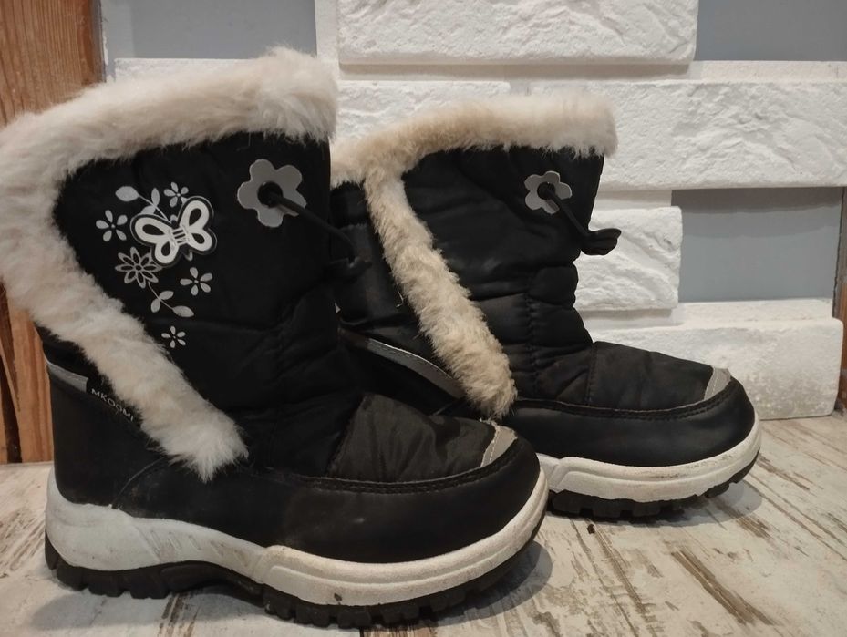Buty zimowe  dziewczęce 30