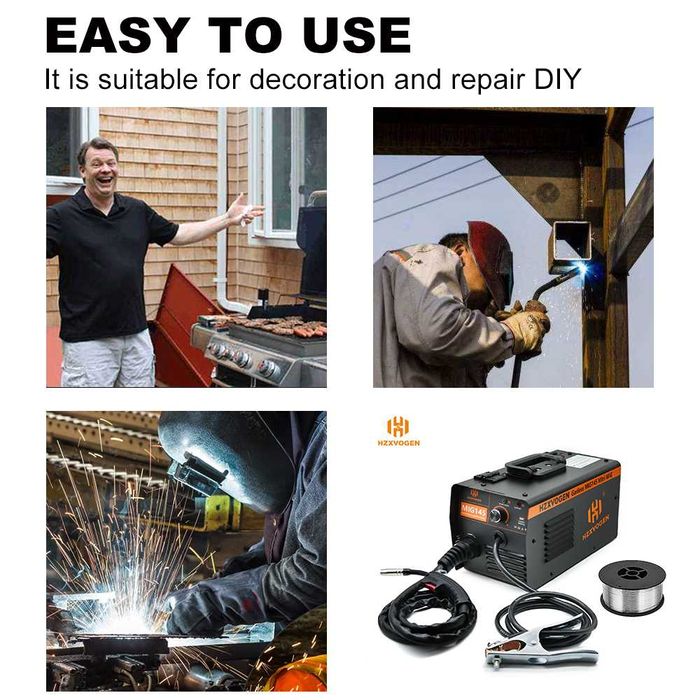 F799 máquina de soldar mig de 220v 145a oferta de um rolo de fio 0.8mm