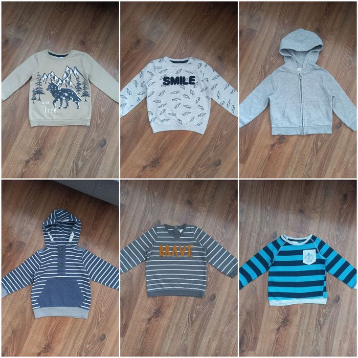 Bluzy chłopięce r.92 6sztuk