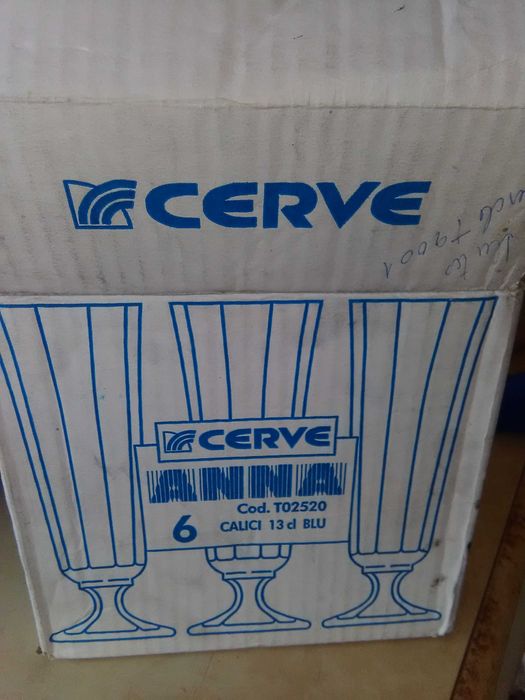 Copos, cálice de cores