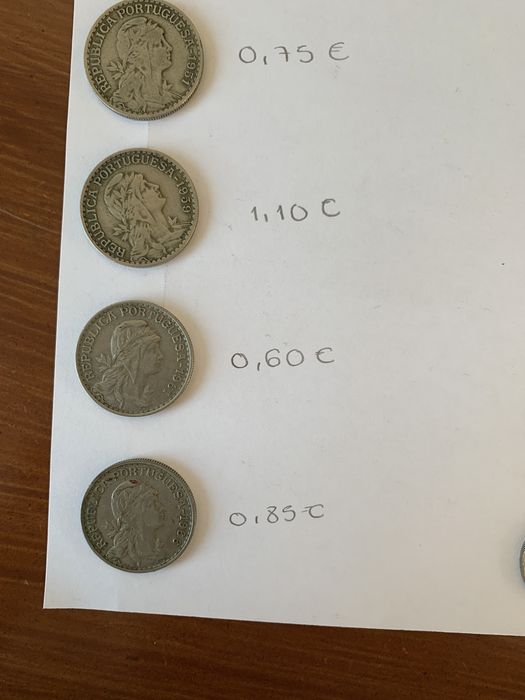 moedas república portuguesa 1927-68