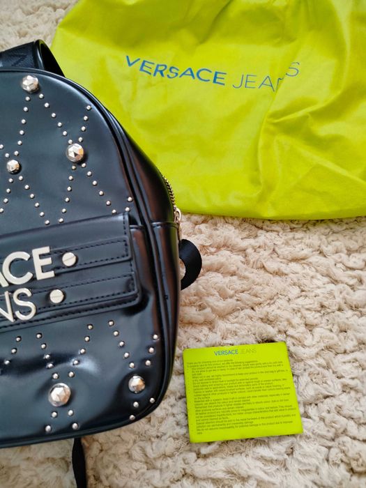 Plecak czarny Versace Jeans