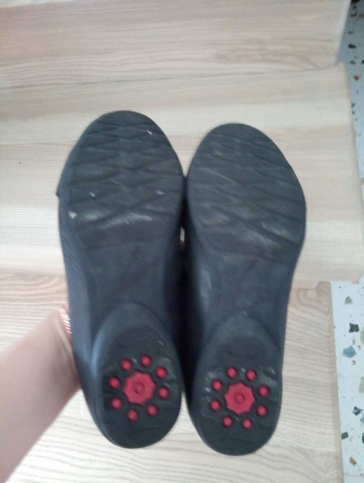 Туфлі балетки 42 розмір на повну ногу шкіра