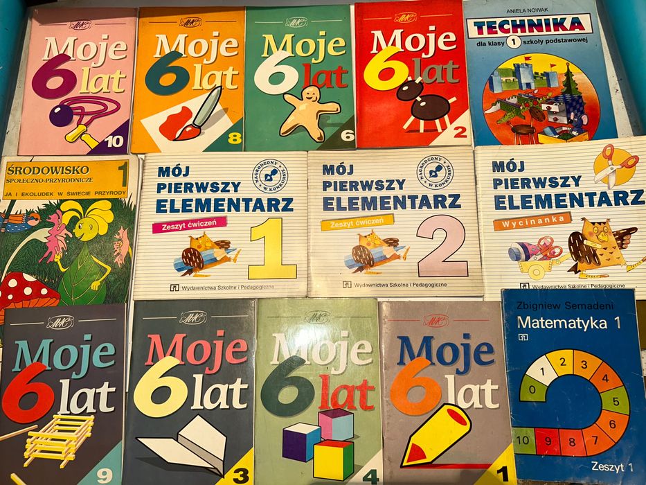Mój Pierwszy Elementarz i inne...lata 90-te - 14 sztuk
