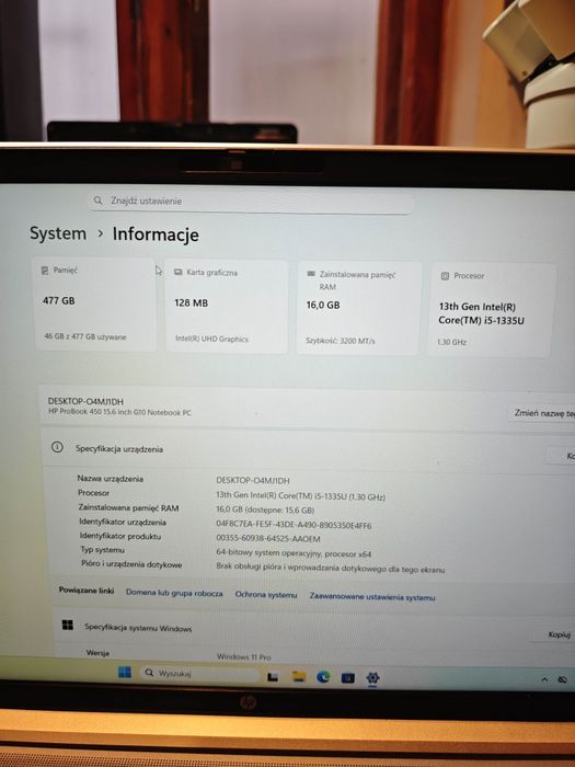 Laptop HP Probook 450 G10 i5 13gen