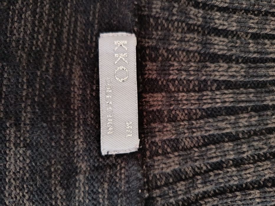 Golf sweter męski ciepły gruby