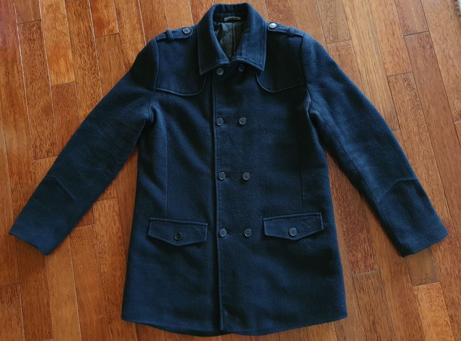 Młodzieżowy męski krótki płaszcz 170 cm