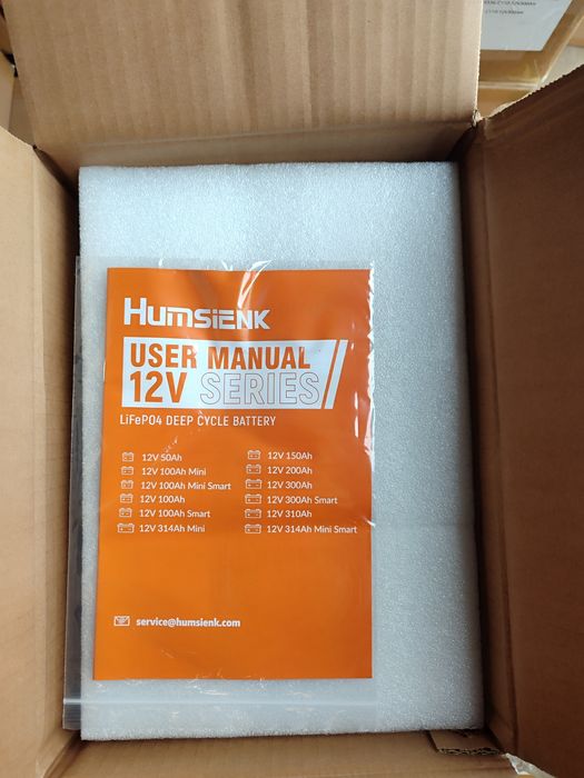Продам акумулятор Humsienk 12v 100 ah lifepo4 smart