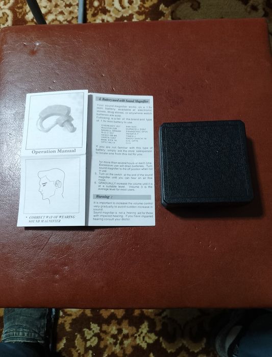 Слуховой аппарат для уха