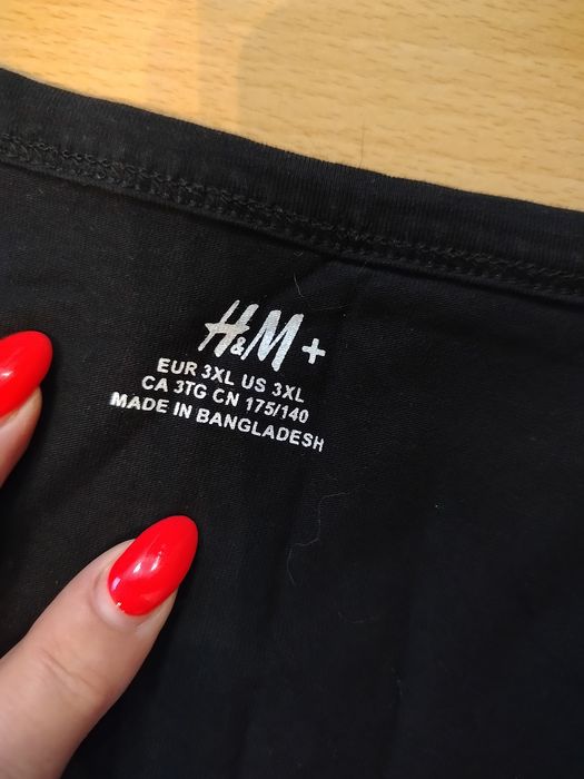 Ładna Duża Bluzka H&M bawełna 3XL stan idealny