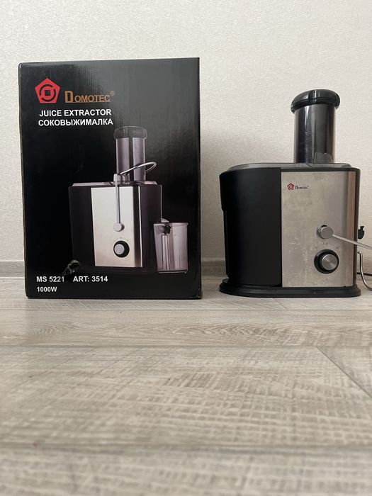Кухонний електричний соковитискач (Соковижималка) Domotec MS 5221 1000W