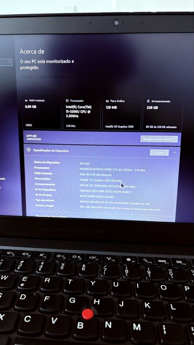 Lenovo ThinkPad T450s i5 | 8GB RAM | SSD 238GB | Windows 10 Enterprise