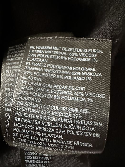 Elegancki czarny sweter H&M r. S