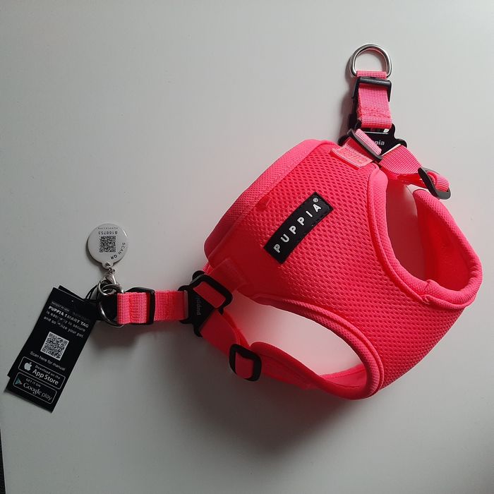 Szelki puppia neon pink