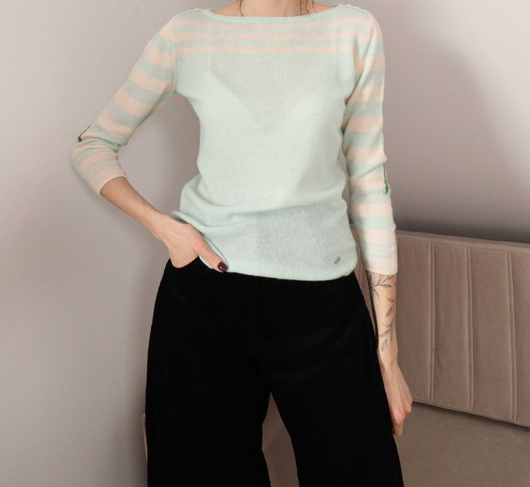 Kaszmirowy sweter Bogner 100% kaszmir M