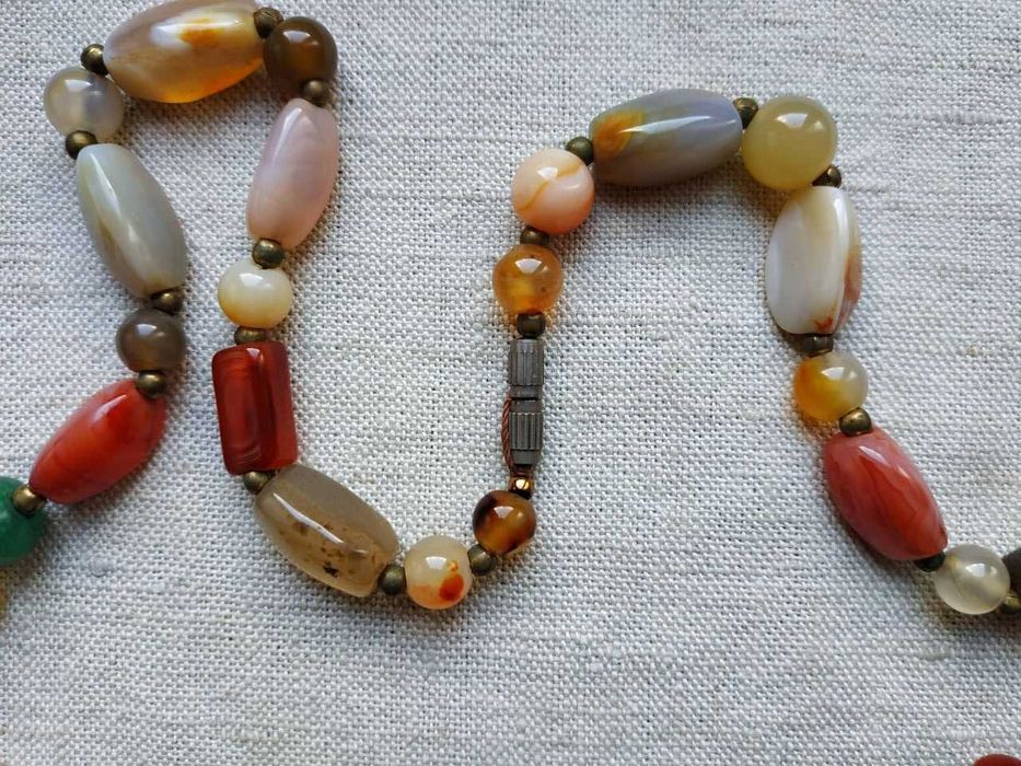Бусы из натуральных камней(Индия) период СССР