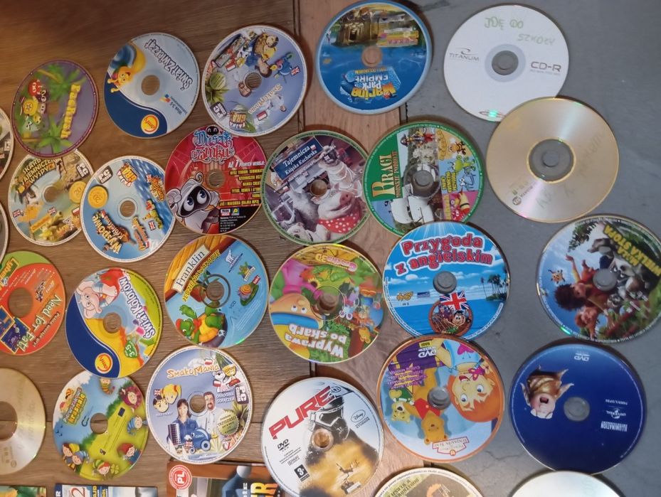 Płyty z grami dla dzieci