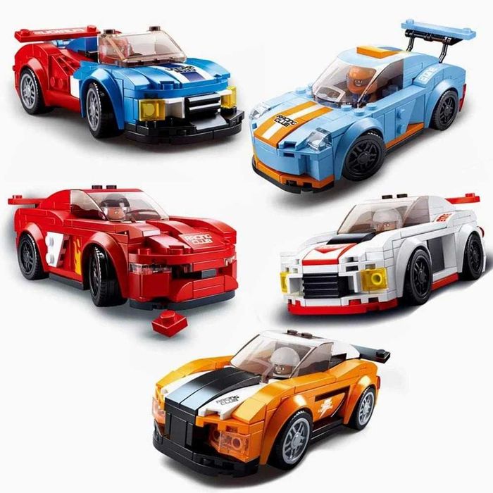 5 New and Sealed Sluban-Style LEGO Boxes