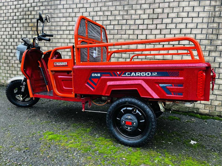 Вантажний електроскутер муравей Crosser Cargo 16/118 1200W-1500w  Сірий