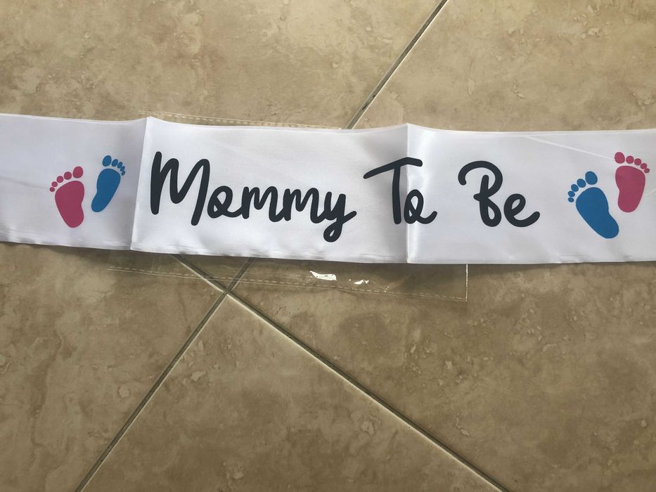 Mommy to be - Faixa chá de revelação