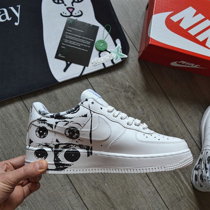 Мужские кроссовки Nike Air Force 1 Low х Comme des Garçons Supreme