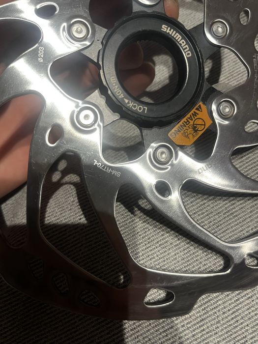 Tarcze hamulcowe Shimano Sm-RT70-L 2x203MM, CENTERLOCK, ICE Technologies