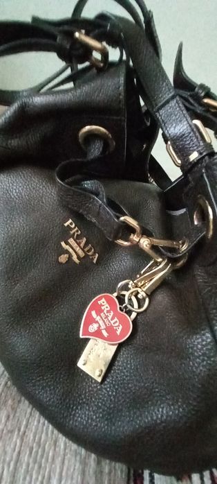 Брендова сумка Prada шкіряна