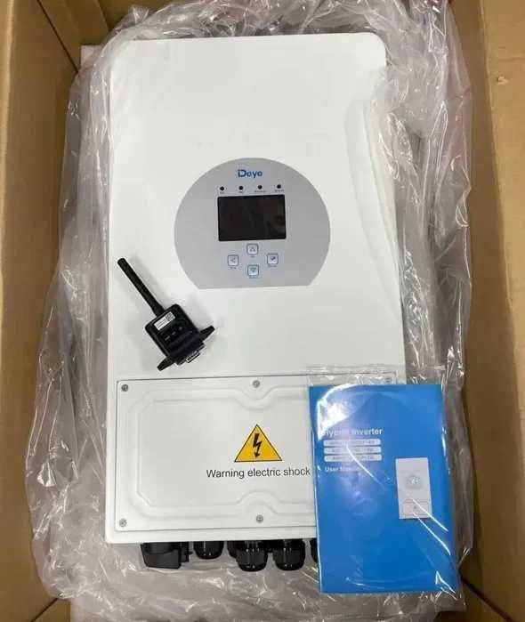 Інвертор гібридний Deye 5kw 6kw 8kw 10kw 12kw Акумулятор Deye