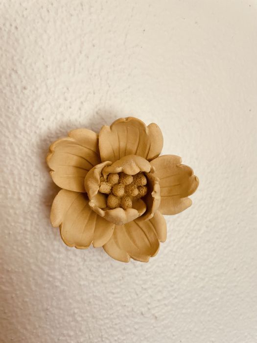 Flores gesso perfumado cerâmico para decorar parede