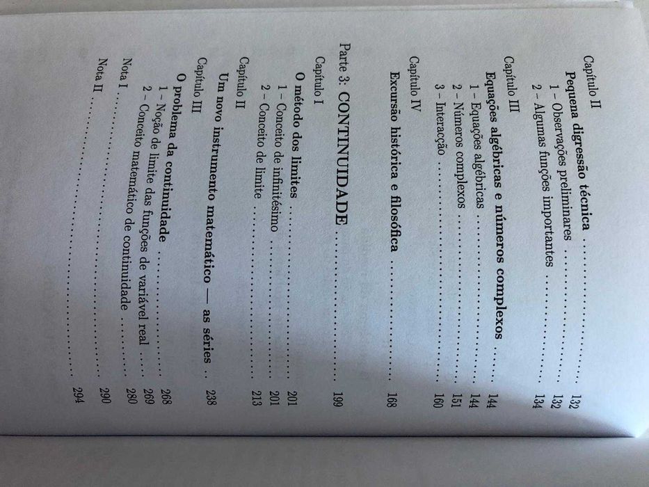 Livro "Conceitos Fundamentais da Matemática" – Bento de Jesus Caraça (Gradiva)