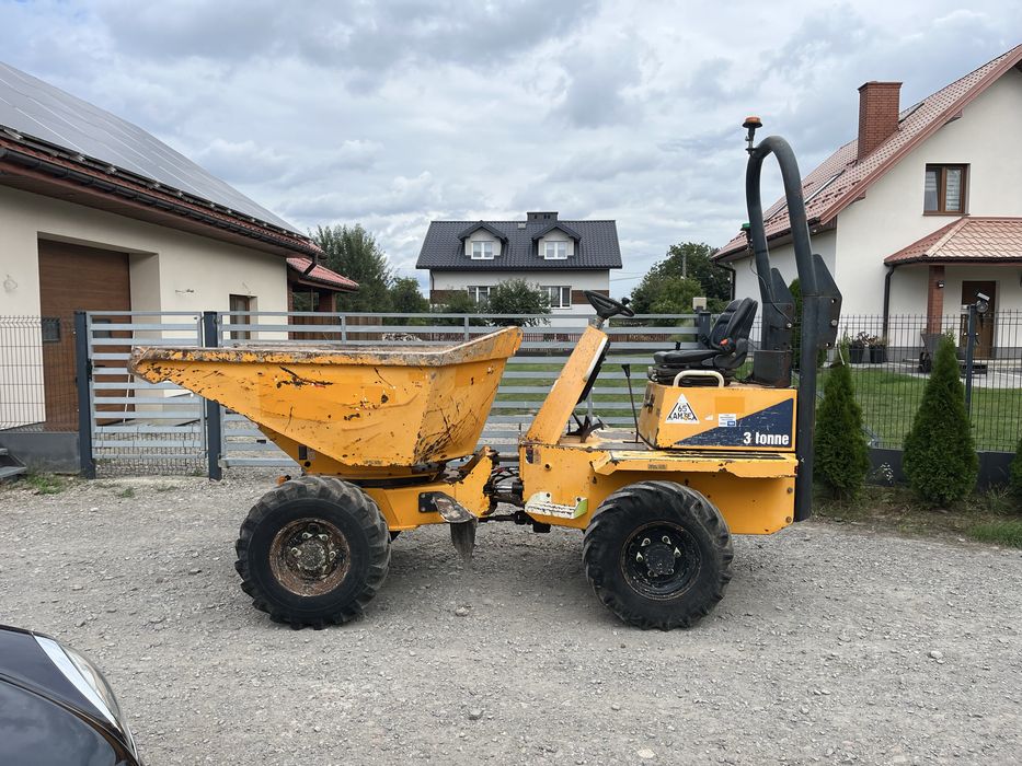 THWAITES 3T obrót 2015R wozidło budowlane 3 tonowe obrotowe 4x4 koleba wywrotka terex ta3s