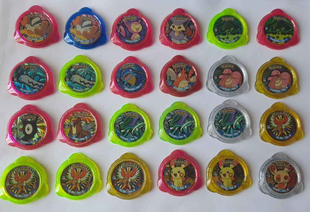 Pokemon tazos kraks - venda à unidade