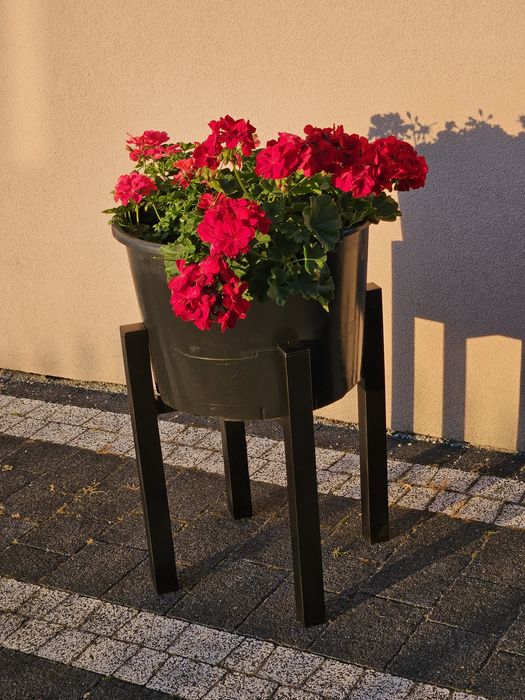 Metalowy  stojak kwietnik na donice 38cm Taras Balkon wysokość 50cm