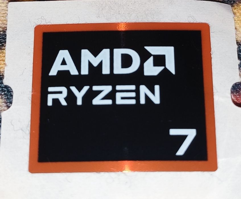 Oryginalna naklejka Ryzen 7 AM5 NOWA!