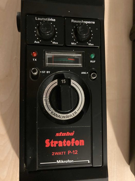 Stabo Stratofon P 12 CB Radio Krotkofalówka 2szt. lata 70-te