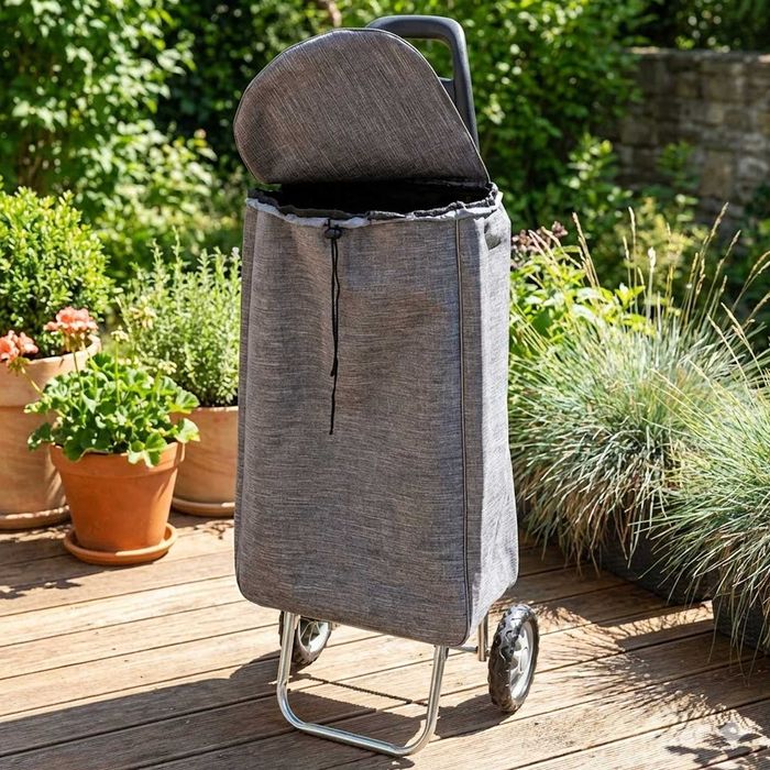 Wózek Na Zakupy Na Kółkach Transportowy Torba WODOODPORNY Składany