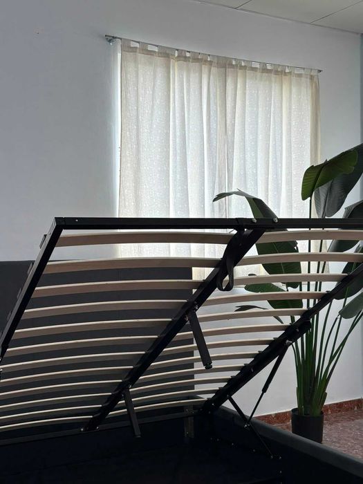 Cama + arrumação + cabeceira 150x200cm Novo Paga na a to entrega Envio rapido