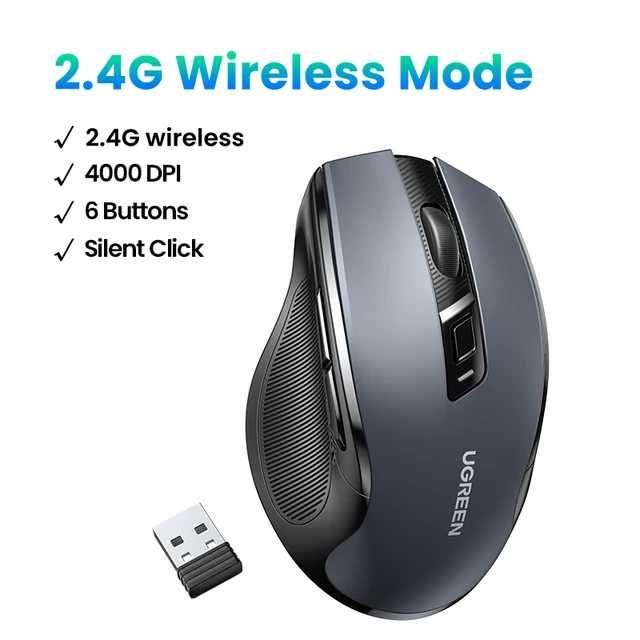 Миша Ugreen MU006 Ergonomic Wireless
