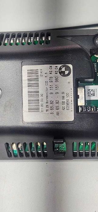 Display monitor BMW E63 (635d 286cv) refª 611260003042