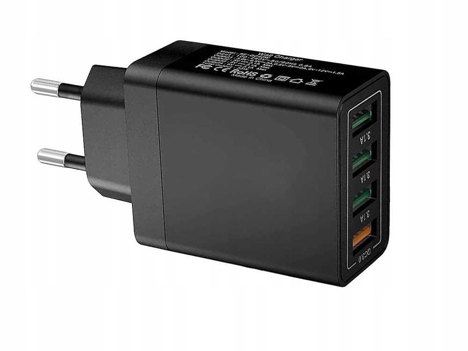 ŁADOWARKA SIECIOWA Szybka 4xUSB Quick CHARGE 3.0 Dobra Jakość. Super