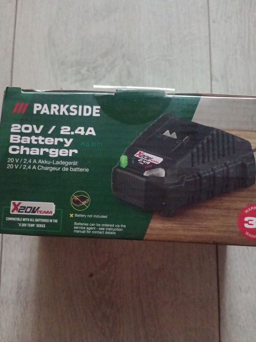 Parkside ładowarka plus akumulator