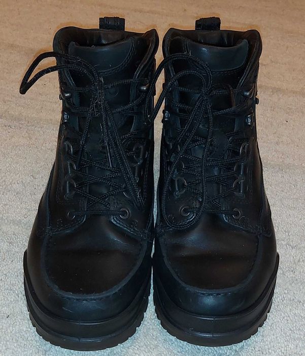 ECCO 41  Gore Tex wysokie skórzane sznurowane buty trzewiki