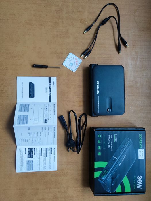 ДБЖ  UPS DC1036L (36 Вт) з батареї 16000 mAh
