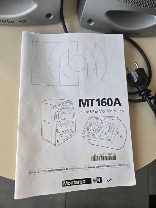 Kolumny głośnikowe estradowe aktywne Montarbo MT 160A prod. włoskiej
