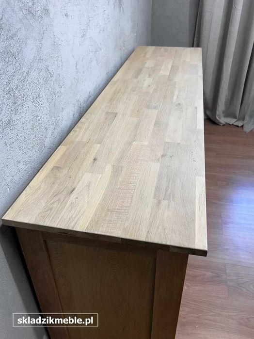 120426 Prosta komoda IKEA Hemnes jasny dąb