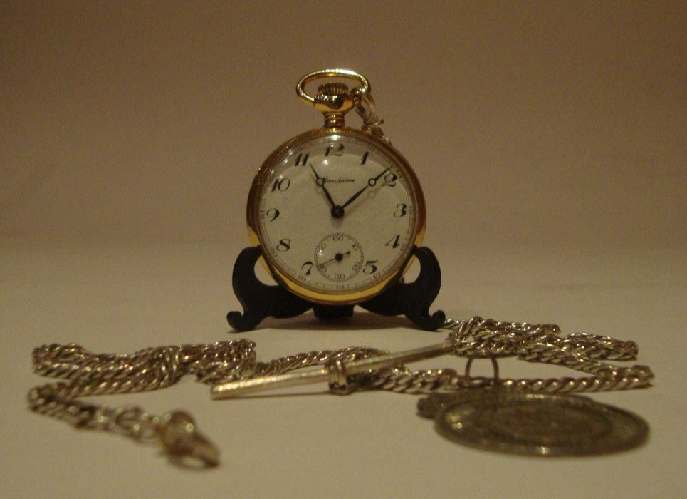 Corrente Antiga para Relógio de Bolso