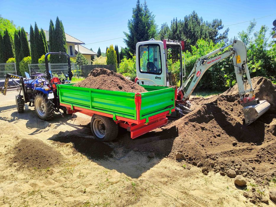 Minikoparka Usługi Wynajmę Wypożyczę Wykop Sam miniwozidło