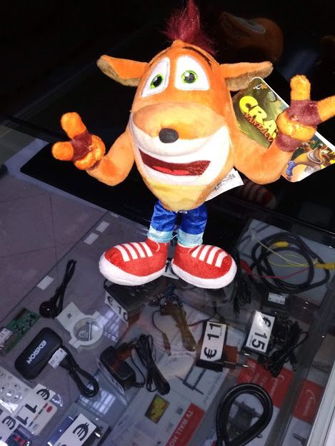 PROMO:Peluche Crash Bandicoot Cool 21cm