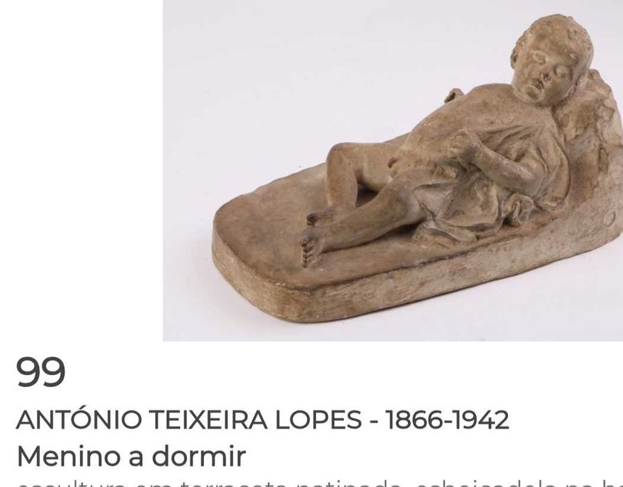 Jesus menino  antigo gesso Teixeira Lopes